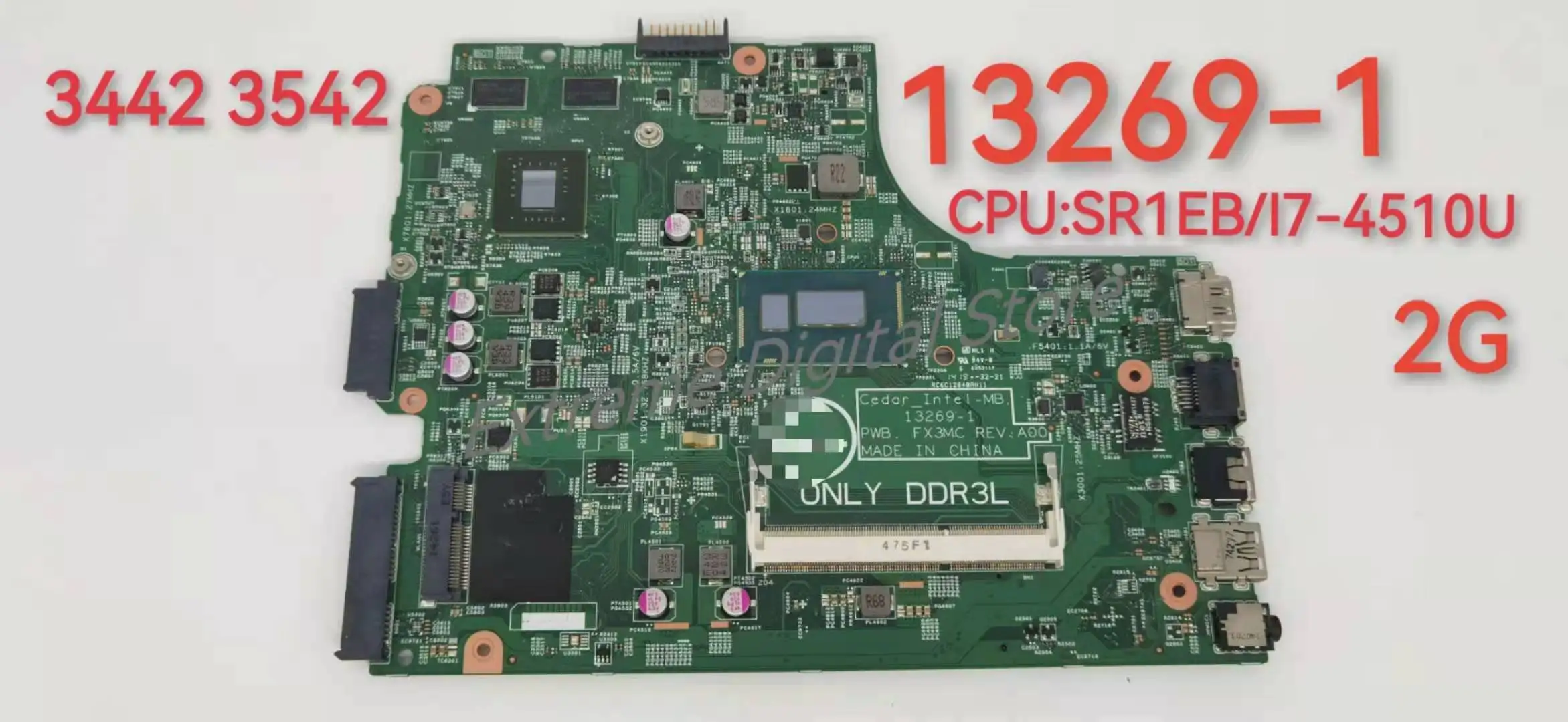 13269-1 подходит для ноутбука Dell 3442/3542/3443/3543 Φ независимая видеокарта 2G 100%