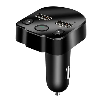 

New Dual USB Blueteoth FM Transmitter For Car Wireless FM Transmitter Radio Receiver Adapter Support TF/SD Card USB Disk#BL1