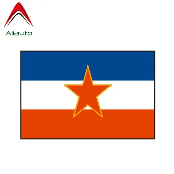 

Aliauto Creative Funny Car Sticker International Yugoslavia Flag Waterproof Sunscreen Anti-UV Reflective Decal Pvc,15cm*10cm
