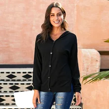 Повседневный вязаный кардиган, свитер для женщин, новинка весны, простой однотонный прямой низ, одежда, свитер, модный кардиган, женские топы