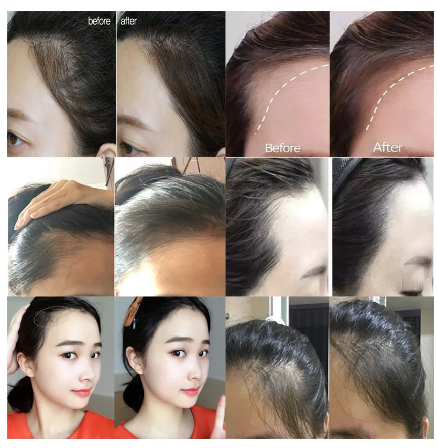 Волшебная пушистая тонкая пудра для волос Pang Hair Line Shadow Makeup, консилер для волос, покрытие для корней волос, мгновенное покрытие серого цвета, 4 г