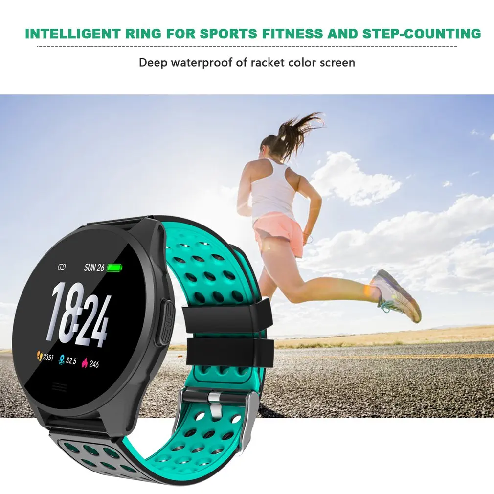 Waterproof Smart Bracelet Color Screen Bracelet Heart Rate Sports Fitness Step Breathing Light Waterproof Movement Smartwatch
