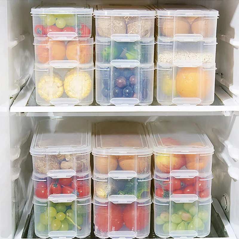 Dreamburgh многослойная коробка для хранения на кухне, коробка для хранения замороженных продуктов, коробка для хранения, контейнер для хранения, крышка, коробка для яиц