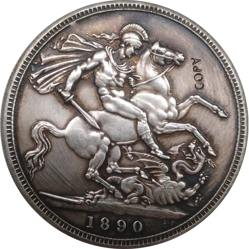 1887-1892 Королева Великобритании Виктория монеты КОПИЯ Виктории Sovereign монеты коллекционные