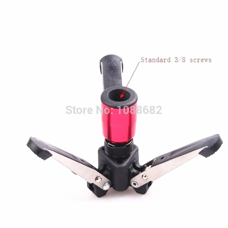 38 screw 3 legs tripods monopod base stand for DSLR camera Manfrotto Gitzo Benro photography accessories monopod support stand (6)