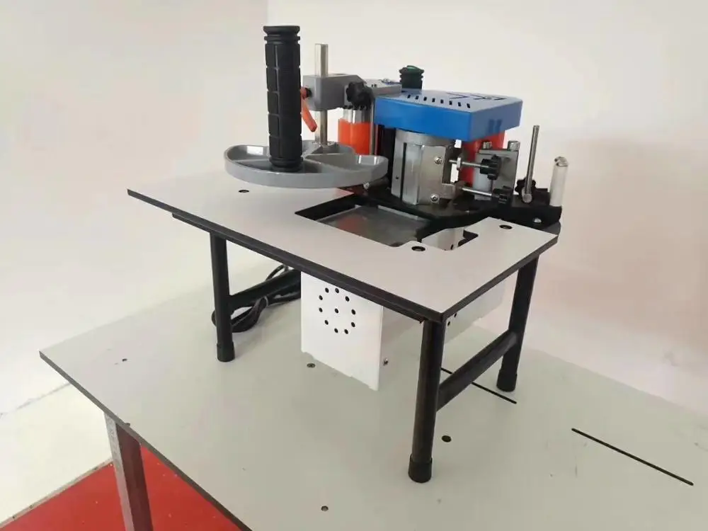 Woodworking Edge Banding Machine No speed regulation Mini Manual Wood