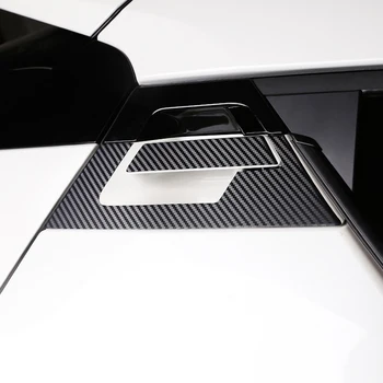 

Carbon Fiber Auto Car Door Handle Stickers Car Handle Protection Car Handle Anti Scratch Stickers for Toyota C-HR 2016 - 2018