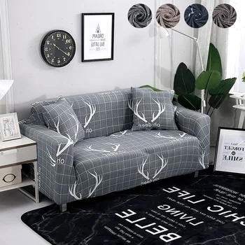 

2/3 Seat Sofa Cover Universal Elastic Stretch Sofa Protector Cover Polyester Printed Europe Soft Anti-Slip Slipcover Couch Cover