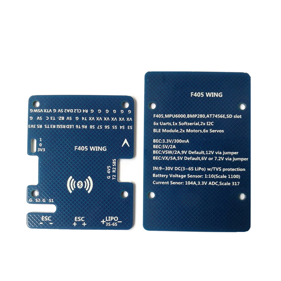F405WING F405 STM32F405 Контроллер полета Встроенный OSD Bluetooth INAVOSD MPU6000 BMP280 для самолета летающее крыло фиксированное крыло Дрон