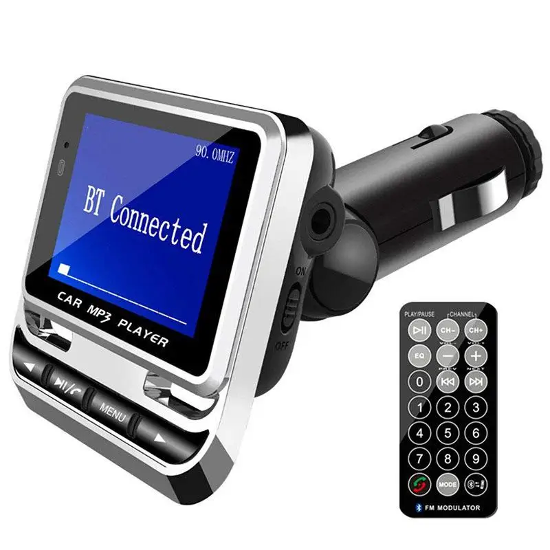 Dragonpad Bluetooth Автомобильный mp3 плеер FM12B беспроводной fm-передатчик ЖК-экран Автомобильный комплект с USB зарядным устройством Поддержка TF карты линейный вход AUX