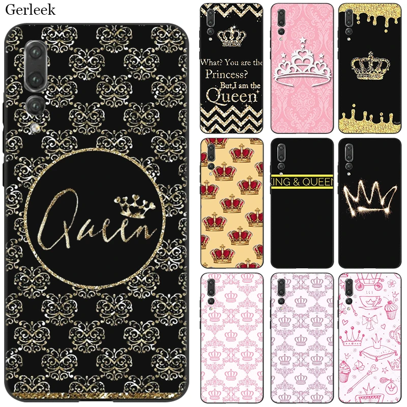 Desxz чехол для телефона huawei P30 P20 P9 P10 P8 Lite Pro P Smart Cover queen and king crown