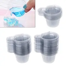 

20-100Pcs 40ML Plastic Disposable Cups Dispenser Silicone Resin Mold Kit For DIY Epoxy Resin Jewelry Making Tools Accessories