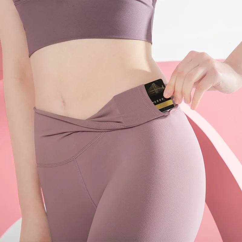 

Yoga Seamless Leggings Women High Waist Tight Pants Sports Running Breathable Pants Quick-Drying Leggings Women Fitness Pants