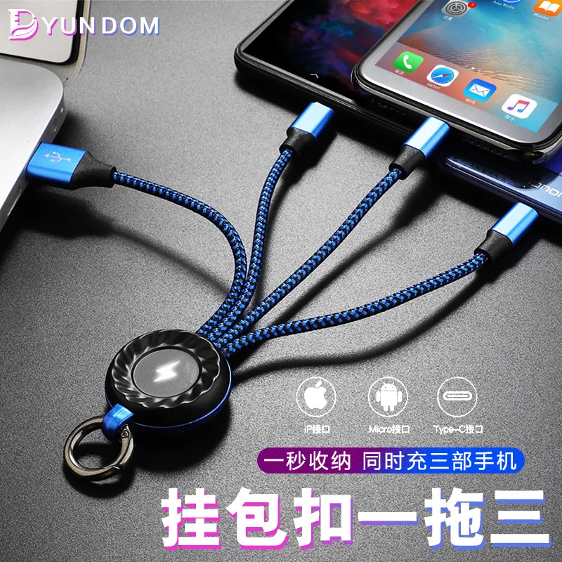 KISSCASE 3 в 1 USB кабель для huawei Xiaomi Micro usb type C кабель зарядного устройства для iPhone 11 7 кабель для зарядки Micro USB шнур зарядного устройства