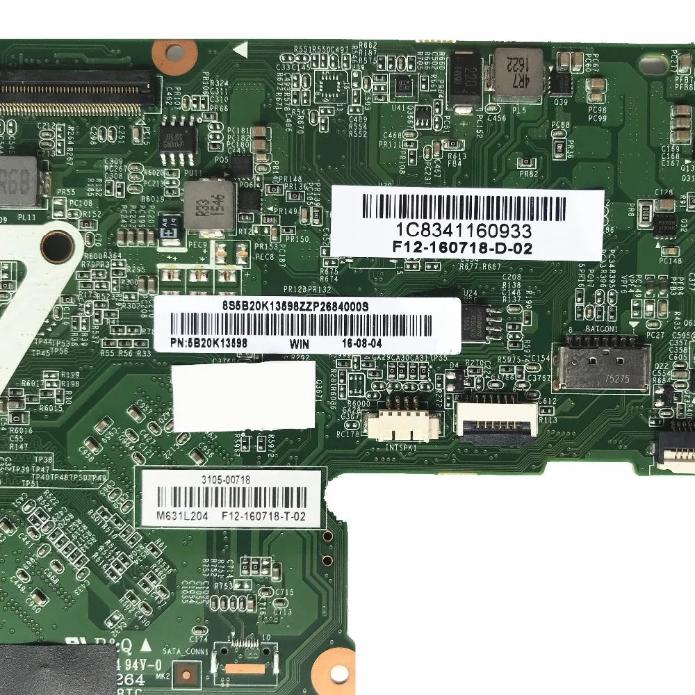 Материнская плата для ноутбука lenovo BFlex3-1130 Yoga 300-11IBR 5B20K13598 с процессором N3050 4G ram 64G