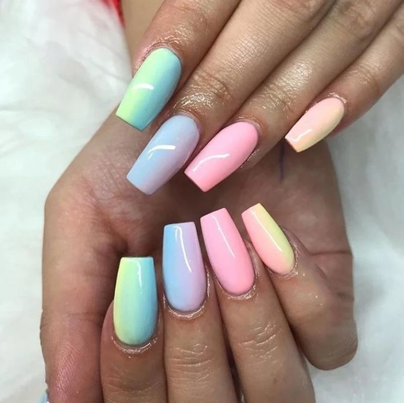 PASTEL PINK ACRYLIC POWDER - 1kg 10Colors Artisan Color Acrylic Powder- Acrylic & Dipping Powder 2-in- -Pastel Colors collection 2
