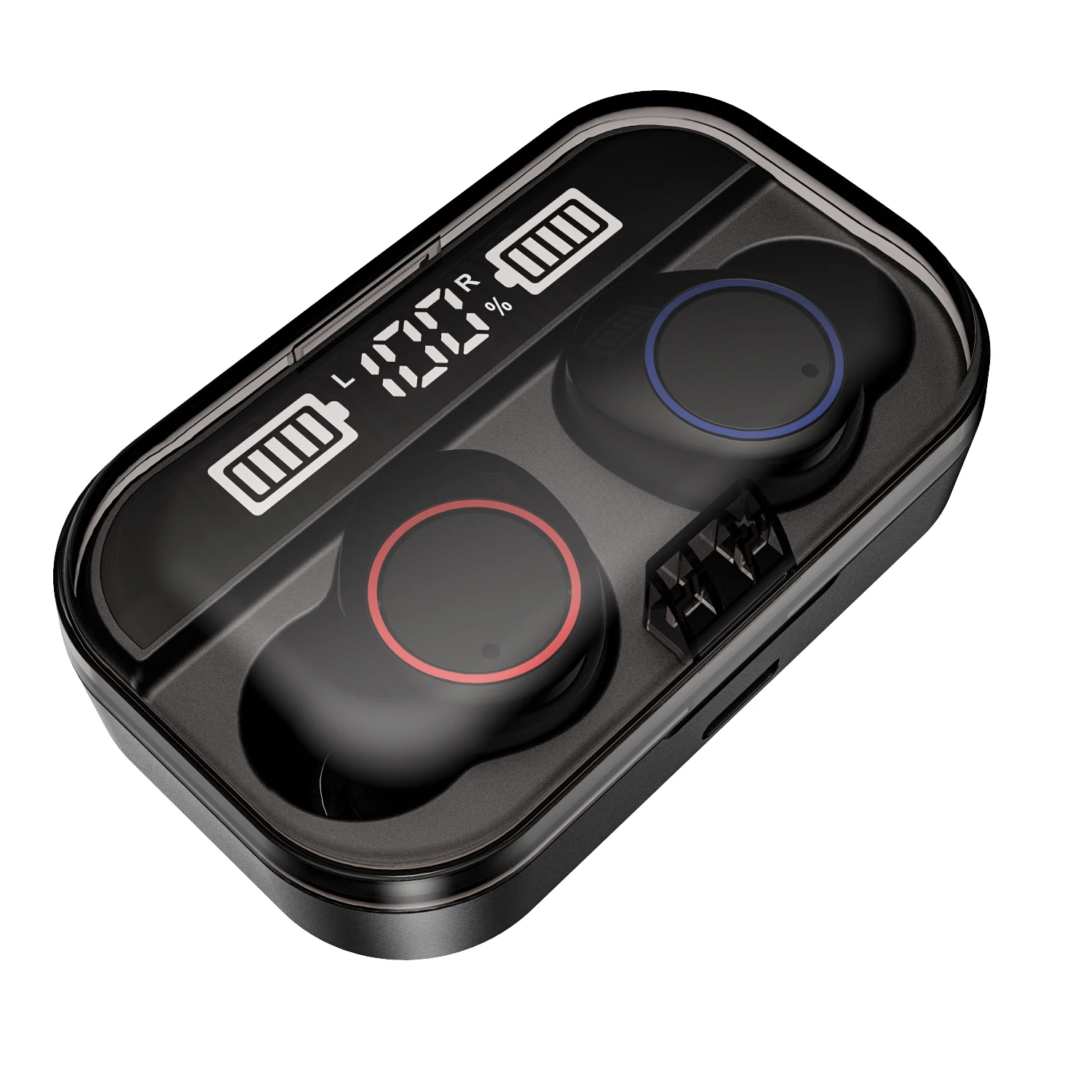 TWS 5,0, беспроводные Спортивные Bluetooth наушники, стерео гарнитура, кнопка управления, водонепроницаемые наушники, светодиодный дисплей, чехол для зарядки
