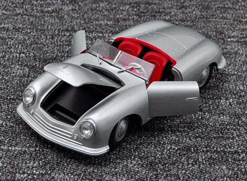 Welly 1:24 1948 Porsche 356 литая под давлением модель гоночный автомобиль в коробке