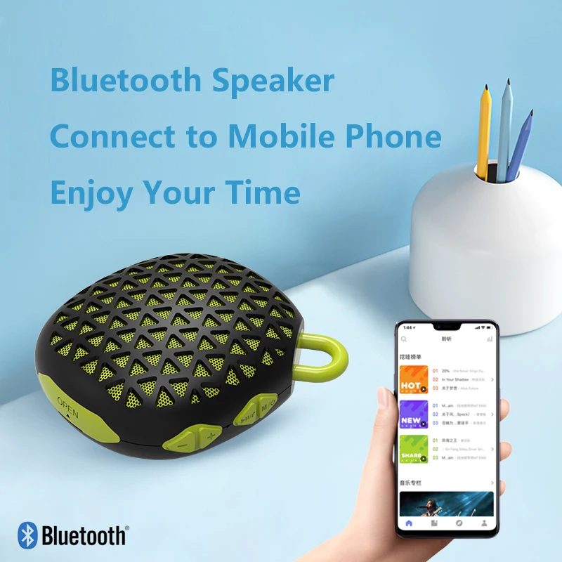 Музыкальная шкатулка PANDA стерео диджейская колонка с Bluetooth зажимом сабвуфер