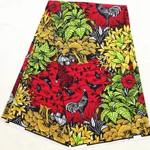 Африканская ткань Африканская восковая печать ткань Анкара Ткань 6 ярдов хлопок ткань для Пэчворк Африканский батик Печать Ткань JSX-A34