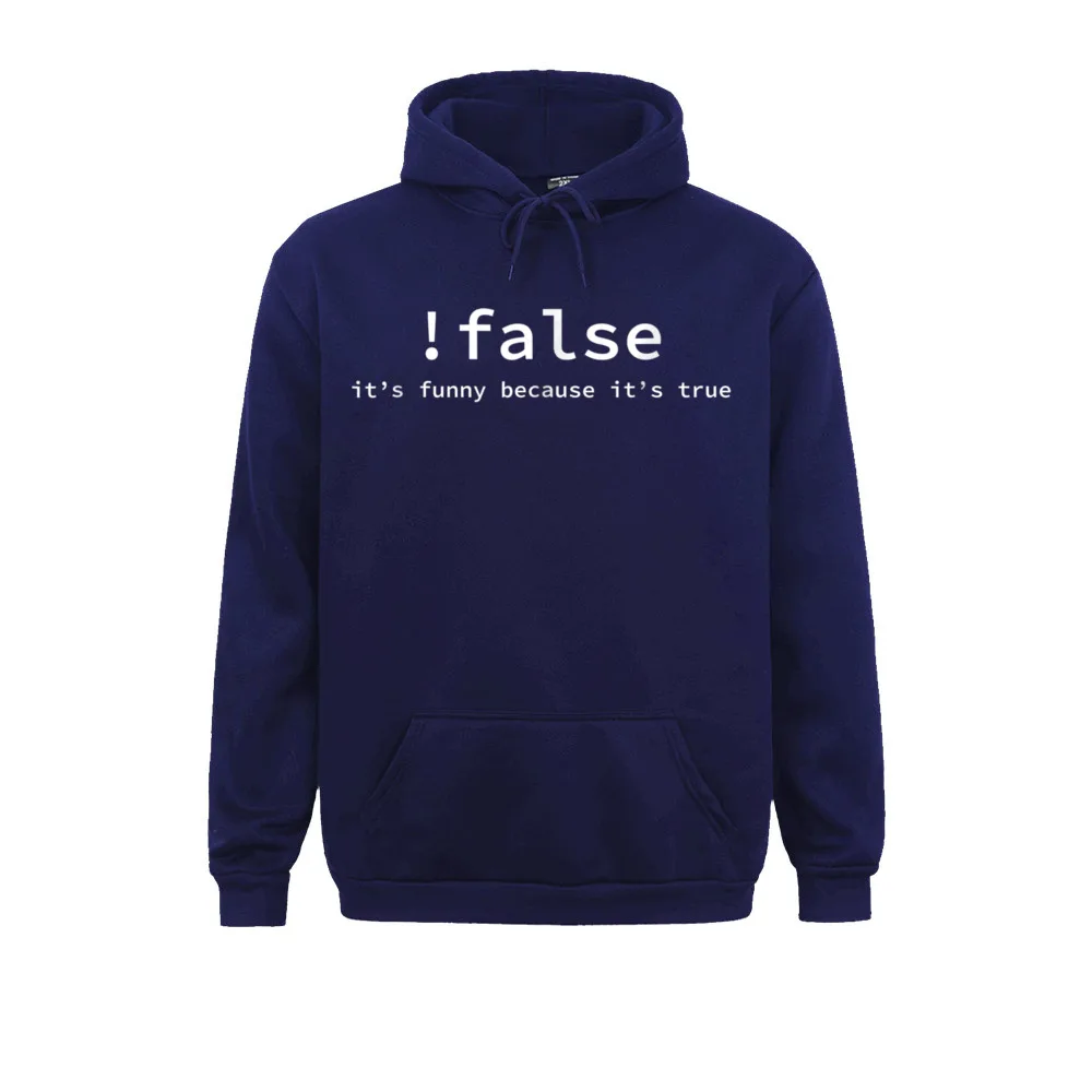 Funny False Programming Coding T-shirt for Programmers__44 Men's Cute Hoodies Fall Sweatshirts Custom Long Sleeve Sportswears Funny False Programming Coding T-shirt for Programmers__44navy