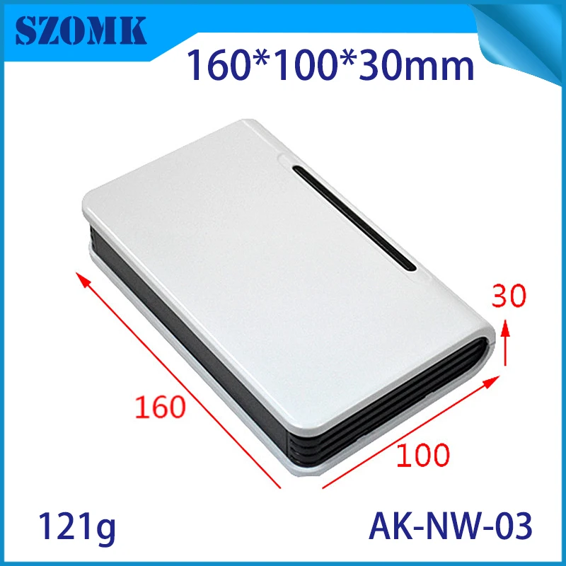 szomk plastic router distribution enclosure box project case for electronics enclosure control housing (5)