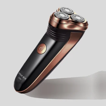 

3d portable electric shaver low noise three blade 3D Floating Heads Electric Shaver