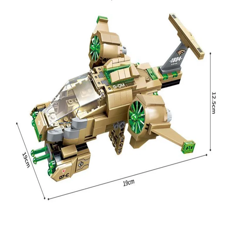 396 шт. детские развивающие строительные блоки, игрушка, совместимая с городскими, военные, 8в1 серия, штурмовой истребитель, фигурки, кирпичи