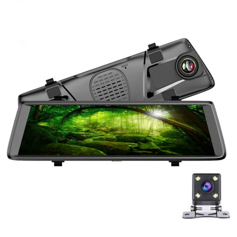 3g 1080P Android 5,0 gps навигатор Bluetooth wifi Автомобильный видеорегистратор Камера авто 10 дюймов зеркало заднего вида Цифровая видеокамера