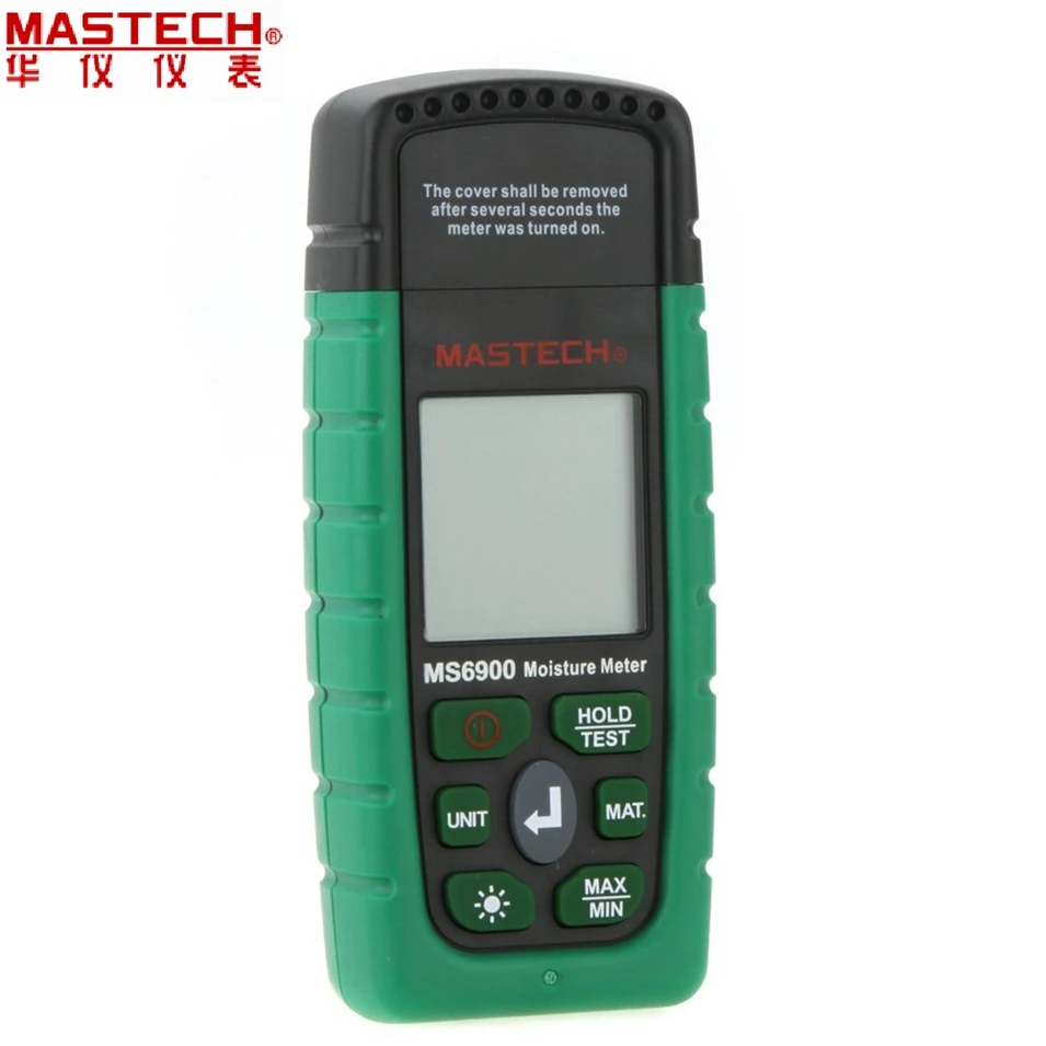 Mastech MS6900 гигрометр Мини цифровой измеритель влажности древесины/пиломатериалов/бетонных зданий тестер влажности с ЖК-дисплеем