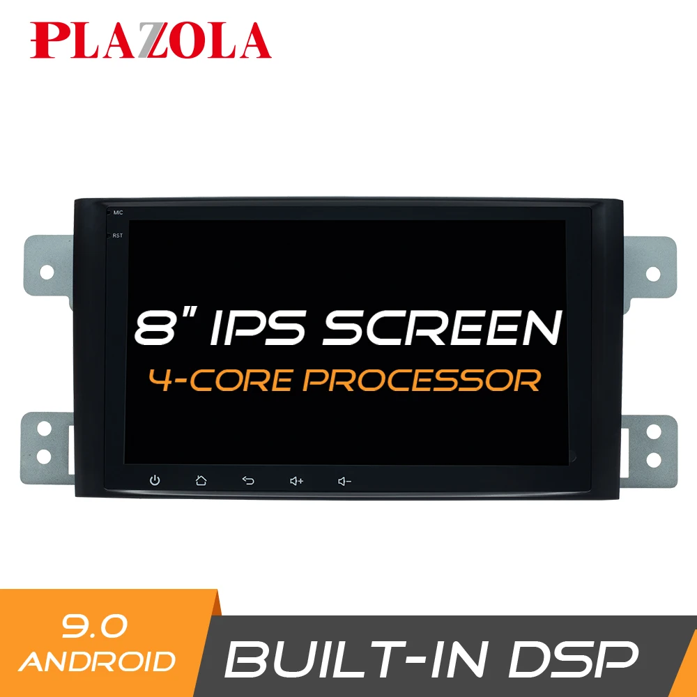 Автомобильный мультимедийный DVD плеер 8 дюймов Android 9 0 GPS радио для Suzuki Grand Vitara 2005 2012