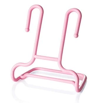 

10PCS/Set Multi-Function Shelf Drying Rack Shoe Rack Stand Hanger Children Kids Shoes Hanging Storage Wardrobe Organizer Pink