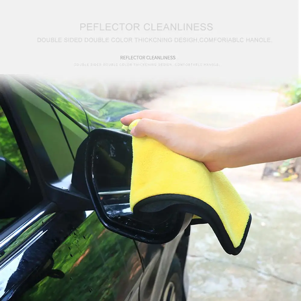 Thick Plush Microfiber Towel Car Wash Accessories Super Absorbent Car Cleaning Tools Detailing Tools Cloth Cleaning Supplies