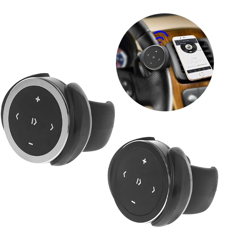 

Hot New 1 Set Multifunction Auto Car Wireless Bluetooth Media Steering Wheel Remote Control MP3 Music Player Portable