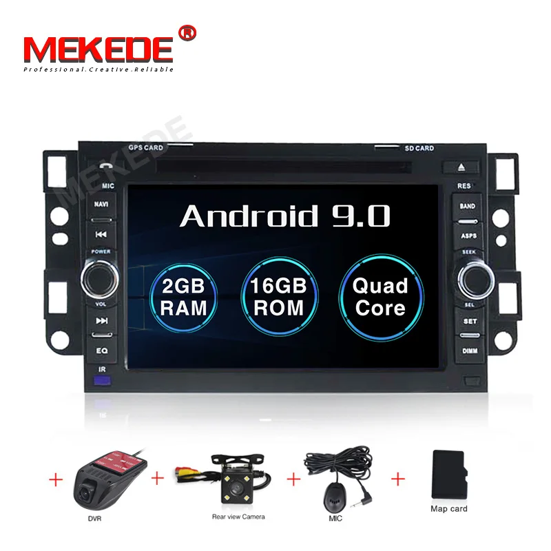 MEKEDE Android 9,0 4+ 64G автомобильный DVD плеер gps навигация для seat leon gps Навигация стерео Авто головное устройство - Цвет: 16G  add camera DVR