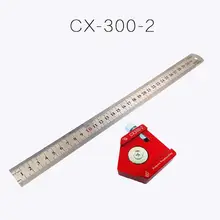 DishyKooker CX300-2 Алюминий сплав 300 мм шкала измерения скрайбирования линейка; Деревообработка для пальцев, искусственные бриллианты, Т-образный отверстие линейка маркировки инструментов, набор ручных инструментов
