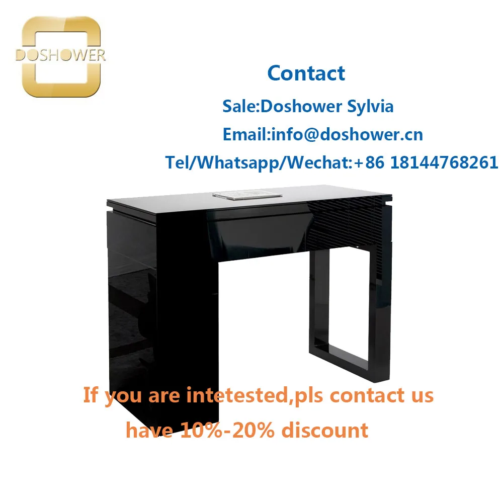Doshower DS-N08 uv gel nail polish beauty salon equipment of manicure table with nail salon for pedicure chair and nail table