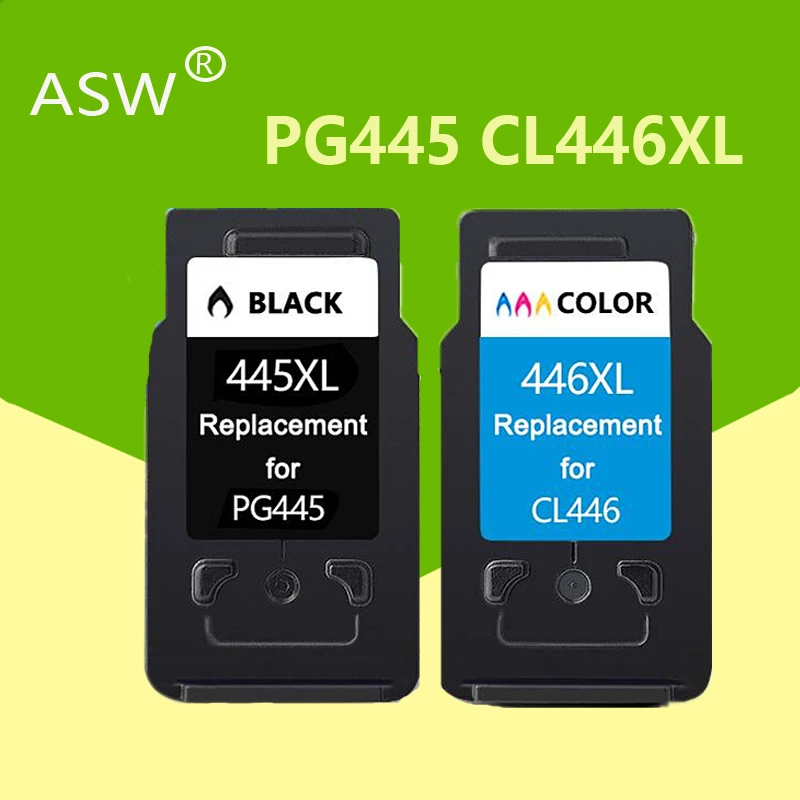 Картридж для принтера Canon PIXMA MG 446 2440 2540 MX494 IP2840 совместим с PG445XL 445XL 2 шт. | Компьютеры