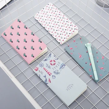 

12pcs/lot Clear Simple Mini pocket notebooks Kids Writing Notebook Writing Notebook DIY Handwritten Painting School Office