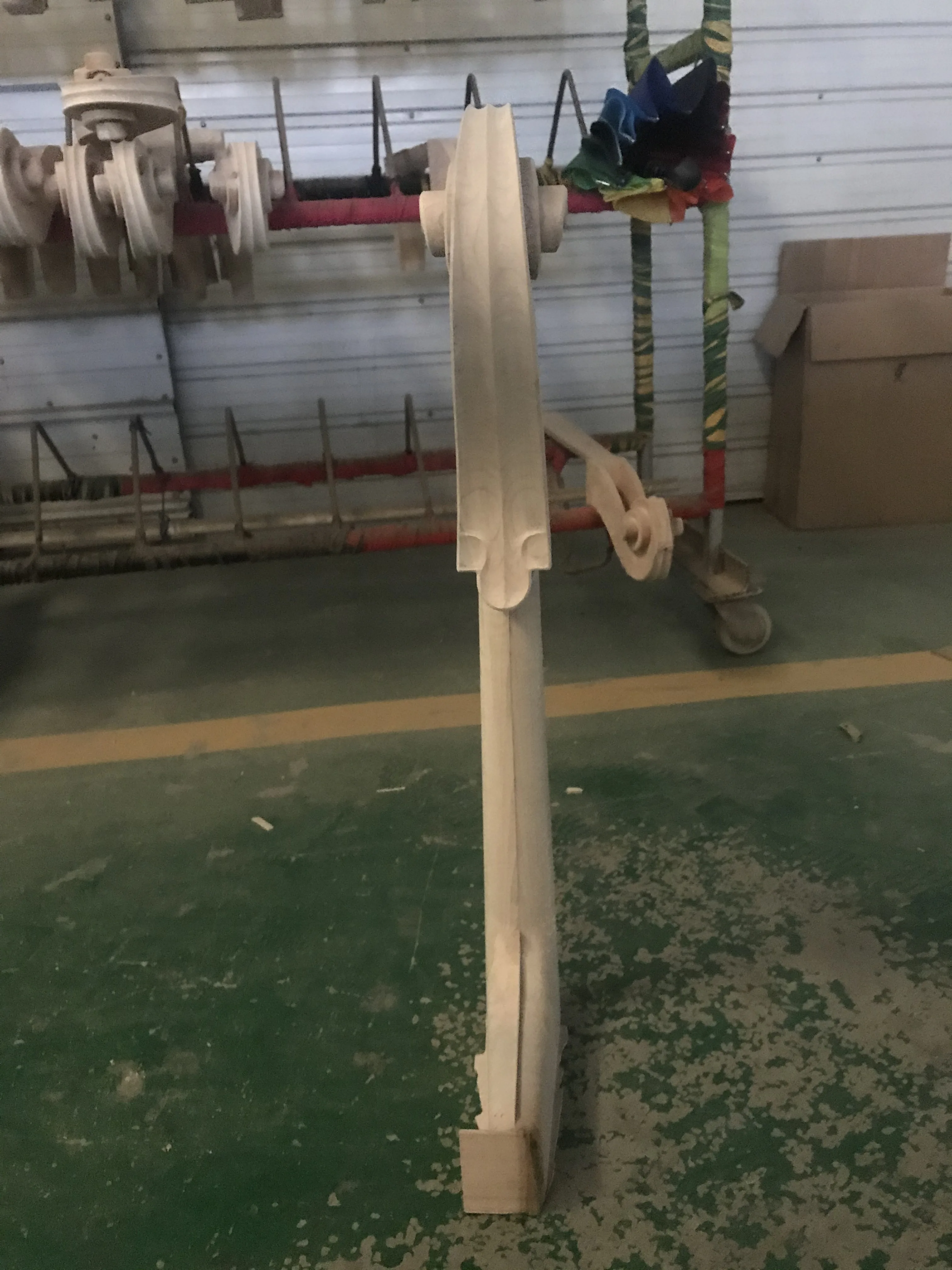 Double Bass Neck Nonporous Maple Wood 5 Strings 3/4 4/4 1 1/4 1/2 Common Contrabass Neck 1 Pc