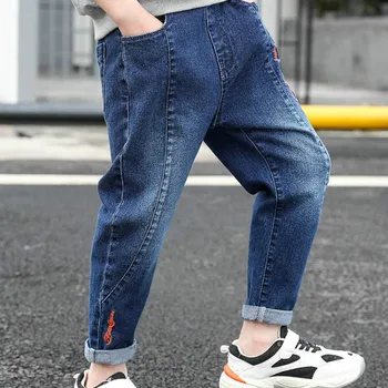 

Children's wear boys jeans children's spring and autumn long pants 2020 spring new large children Korean boys pants