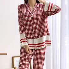 2021 Mens Satin Pajamas Pyjamas Set Sleepwear Loungewear  Fits All Season Gifts Best Optional And for Healthy