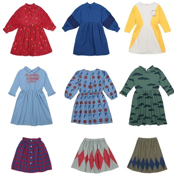 

Kids Dresses 2020 Brand New Autumn Winter Girls Cute Fashion Print Long Sleeve Princess Dress Baby Child Cotton Clothes