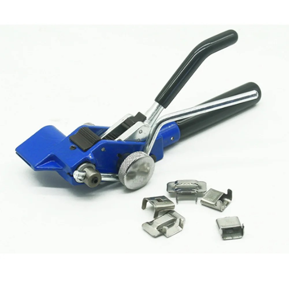 

Ratchet Stainless Steel High Strength Tighten Strapping Tensioner Anti-slip Cable Ties Tools Banding Pipe Cutting Handheld Clamp