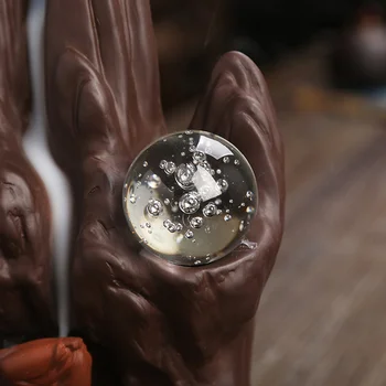 

1pc Incense Burner Incense Furnace with LED Light Home Desktop Adornment