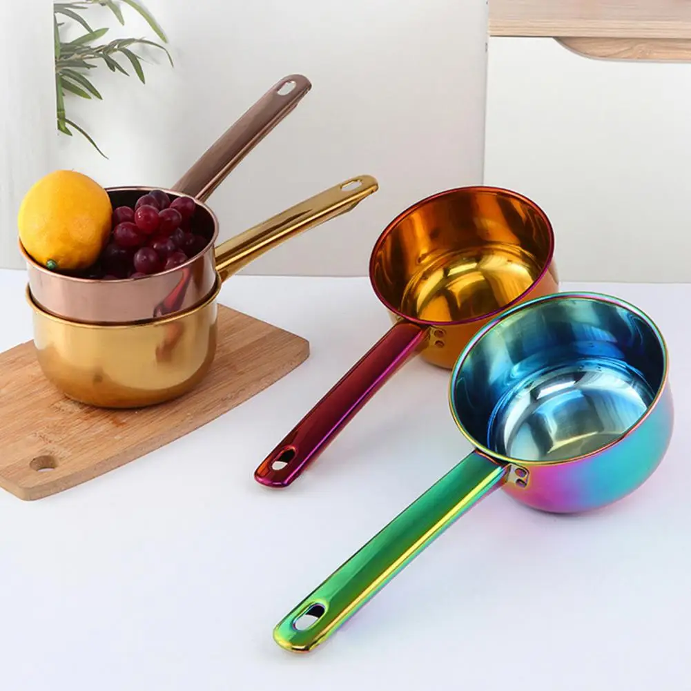Stainless Steel Durable Large Capacity Bathing Ladle Convenient Water Ladle Bright Color Hotel stainless steel ladle
