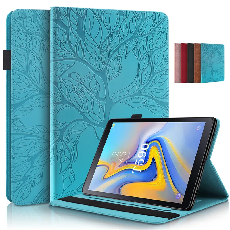 Per Funda Tablet Samsung Galaxy Tab 2018 Caso Sm-T590 Sm-T595 3D Albero In Rilievo Tablet Cover Per Samsung Galaxy Tab Un 10 5 Caso