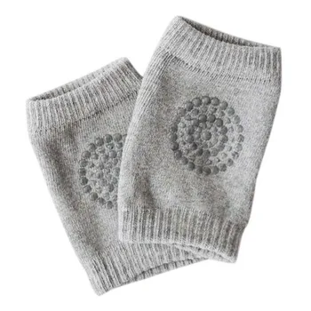 

Korean Version Of Infant Socks, Children'S Knee Pads, Leggings, Plastic Bottom, Thickening, Non-Slip Socks, Gray