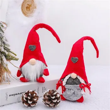 

2021 natal Mini doll Pendant Christmas Sitting forest doll Christmas tree pendant XMAS Decorations For Home boże narodzenie #9.5