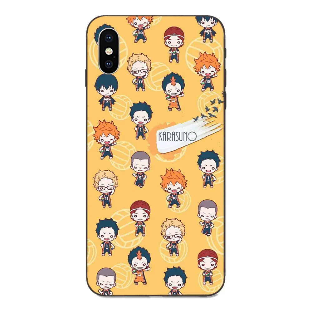 Мягкий симпатичный из ТПУ кожи аниме Tsukishima Кей Haikyuu для Galaxy A3 A5 A6 A6s A7 A8 A9 A10 A20E A30 A40